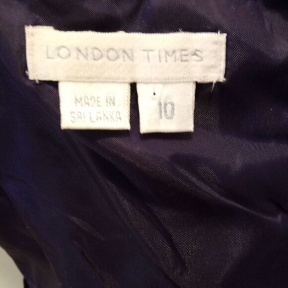 NEW Tiered Shimmery Purple Cocktail Party … - Picture 2 of 8